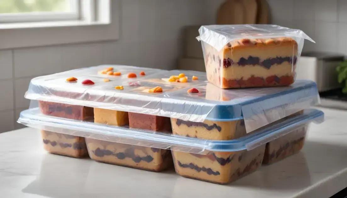 como armazenar o bolo fit para durar mais