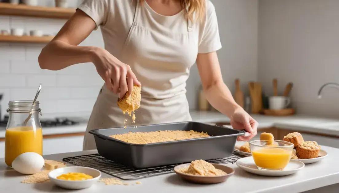 Como preparar um bolo de aveia fit passo a passo